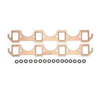 Klanata 2PCS Manifold Gasket Set, Replacement for Small Block SBF 289, 302, 351W Engines