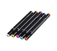 Klanata 36 Color Art Marker Set with Dual Broad and Fine Tip Points for Architecture Graphic and Product Design Includes Carrying Bag for Artists and Students 36 Non Duplicate Colors (30 Colors)