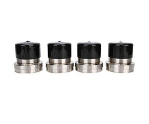 Klanata 4pcs 2.441in Stainless Steel Trailer Bearings with Buddy Bra, Automatic Protective Check Accessory, for Trailer Maintenance, Wheel Bearing Replacement