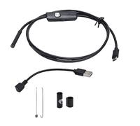 Klanata 5.5mm USB Endoscope Camera, Inspection Endoscope with LED Light, Snake Camera for Pipe Drain Sewer Automotive Engine Inspection, Industrial Home Use (2M （6.6ft）)