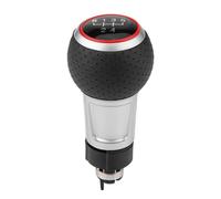 Klanata 5 Speed Manual Gear Shift Knob Head Compatible with A4 S4 B8 A5 Q5 2007-2015, Metal Plastic Leather, Ergonomic Replacement Shifter Handle Lever