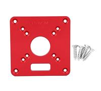 Klanata 6061 Aluminum Alloy Router Table Insert Plate, Anodized for Durability, Compatible with Various Routers and Engraving Machines
