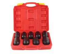 Klanata 9 Piece 1 2 Inch Drive Axle Hub Nut Socket Set - 29mm, 30mm, 31mm, 32mm, 33mm, 34mm, 35mm, 36mm, 38mm Hex Sockets