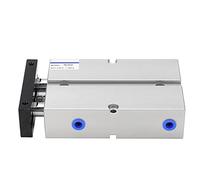 Klanata Air Cylinder TN25 Dual Shaft Cylinders & Accessories Pneumatic Air Cylinders Rod Double Acting Bore 25mm1in 0.10.9MPa Maximum Stroke 200mm[75mm] (TN25X50)