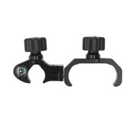 Klanata Aluminum Alloy Data Collector Bracket for GPS RTK Range Pole Cradle Mount Compatible with 70 mm to 90 mm Controllers and Rods up to 32 mm Diameter with Integrated Compass