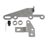 Klanata Automatic Shifter Bracket and Lever Kit, Shifter Cable Bracket Lever Replacement for TH400 TH350 TH250 200-4R 700R4 4L60 Turbo Transmission Shift Linkage Assembly