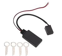 Klanata Bluetooth Music Adapter Audio Stereo Aux Cable Fit for Ford Mondeo MK3 Focus 2 MK2, Car Wireless Module with Removal Tools, High Definition Sound Quality, High Speed Transmission,