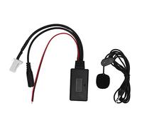 Klanata Car Bluetooth Wireless Module with Handsfree Microphone, Fit for Suzuki Swift Jimny with Clarion Radio CD Player, 59.1 Inch Aux Input Adapter for Music Streaming and Calling