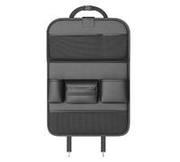 Klanata Car Seat Back Organizer with Foldable Dining Table and Tablet Holder Multifunctional Backseat Storage for Toys and Cutlery Sturdy Durable Rear Seat Protector for Neat and Tidy