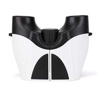 Klanata Childrens Outdoor Binoculars with 10x22 Magnification - BAK4 Prisms and FMC Multi Layer Broadband Green Film - Natural Rubber Construction with Soft Eyepieces for Users Ages 3 to (White)