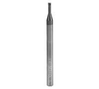 Klanata CNC End Mill Set 3 Flute CNC Milling Bit 60° Tungsten Steel End Mill Micro Engraving Milling Cutter Router Bits M3 50mm Length 4mm Shank for Aluminum Copper Cast Iron