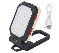Klanata COB LED Work Light with 1000 Lumens Output, Cordless Mechanic Illumination Tool with 2000mAh Battery, Type C USB Charging, 180 Degree Swivel Bracket, Magnetic Base and Integrated