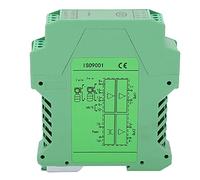 Klanata DC Current Isolator Transmitter, DIN Rail Mount 1 in 2 out 0-5V to 0-10V Voltage Transmitter, PLC Detect Conditioner for Signal Isolation & Conversion