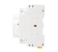 Klanata DC Voltage Contactor Mute Din Rail Household Contactor 25A BCH8-25 2NO for Home Voltage Control (DC12V)