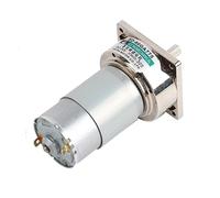 Klanata DC12V/24V 35W Mini DC Gear Motor Metal Speed Adjustable Large Motor CW CCW Rotation DIY Robotics, Automation Projects Hobbyists, Engineers (24V300 rev)