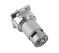 Klanata DC12V/24V 35W Mini DC Gear Motor Metal Speed Adjustable Large Motor CW CCW Rotation DIY Robotics, Automation Projects Hobbyists, Engineers (12v100 reb)
