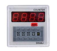 Klanata DH48J-A Timer Relay 11-Pin 24V AC/DC 220VAC Time Delay Relay for Industrial Control Automation (24VAC/DC)