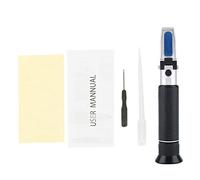 Klanata Digital Handheld Refractometer Salinometer - Portable Sugar Salinity Meter Tester for Beer Wine Brewing, Non Slip Rubberized Grip Handle