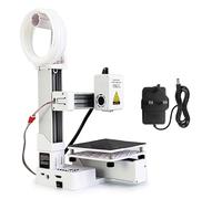 Klanata FDM Mini 3D Printer for Beginners, Compact 3D Printing Machine with High Accuracy Fast Heating, Quick Assembly, Easy for Kids, Print Size 4 x 4 x 4 Inch (White)