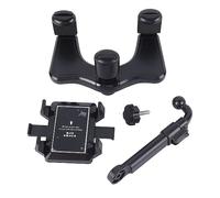 Klanata Fifth Generation Car Navigation Support Bracket and Rearview Mirror Mount Cell Phone Holder Made with ABS Material for Vehicle Navigation Systems and Mobile Device Fastening