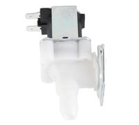 Klanata G1/2 Plastic Electric Solenoid Valve DN15 12V DC Normally Closed NC Water Inlet Switch for Water, 0-80℃, Suitable for Water Control Systems