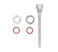 Klanata G1/2 Thermowell Kit - Stainless Steel Thermowell G1/2 Male Thread - 6.7in Length for Temperature Sensors - Industrial Temperature Measurement - Process Control Systems