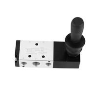 Klanata G1/8 Air Manual Valve 5 Port 3 Position Pneumatic Hand Lever Valve Switch 0~0.8Mpa Controlling Air Pressure Flow and Flow Direction for Industrial Machinery and (4H230-08)