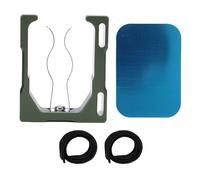 Klanata Green Magnetic Cart Clip with 3 Fixing Methods, Anti Slip Multifunctional Holder for Beach Chairs, Fishing Rods, and Outdoor Gear (Green)