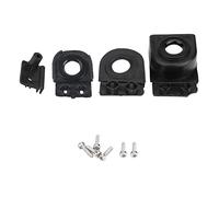 Klanata Headlight Bracket Repair Kit - Fit for Audi A6 C6 2005 2011, RS6 4F 2008 2011, Left Side - Plastic & Metal Mounting Bracket Set (Right)