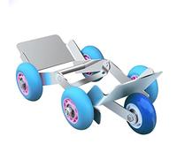 Klanata Heavy Duty 5-Wheel Tire Dolly with Flat Tire Booster, Emergency Roller Tool for Bicycles, Motorcycles, and Tricycles, Color May Vary
