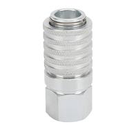Klanata Hydraulic Quick Disconnect Coupling, Diagnostic Equipment Coupler, Female Pipe Thread for PD242 Series Test Port, 1/8in Body Size, 1/4in-18 NPTF Thread Size, 2.12in