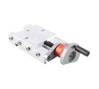 Klanata Iron Aluminium Alloy Cross Slide Block, 32mm Z008M Metal Cross Slide, Lathe Axis Y/Z Mechanical Linear Moving Parts for Mechanical Applications