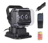 Klanata LED Boat Spot Light Searchlight 60W 12-24V 6500LM 360° with Remote Control Outdoor Working Lamp