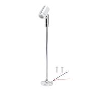 Klanata LED Mini Spotlight Jewelry Showcase Display Lights DC12V Upright Mini Display Cabinet Light Eye Care Stable Heat Dissipation (Warm Light)