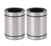Klanata LM40UU Linear Ball Bearings 2Pcs, Steel Low Noise High Speed Cylinder Bearings for CNC Machine 3D Printer, 60mm OD 40mm ID