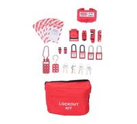 Klanata Lock Out Tag Out Kits Electrical, Lockout Tagout Kit with Hasps, Plug Lockout, Loto Safety Locks, Hanging Tags, Keys and Storage Bag for Industrial Safety, Workplace Use