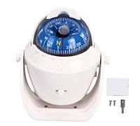 Klanata Marine Boat Navigation with Night Lighting, Magnetic Declination Adjustment, and Dash Mount for Cars, Boats, Caravans