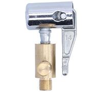 Klanata Metal Air Pump Nozzle Adapter for Car Fast Inflation Deflation Tire Inflator Connector, Universal Lock on Air Chuck, Portable Tire Chuck for Air Compressor