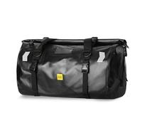 Klanata Motorcycle Dry Bag Duffle Bag 66L Large Capacity - Roll Top Rear Seat Tail Bag with Air Release Valve and Reflective Strip - Travel Backpack for Camping Fishing Sailing Yellow (K23516B-66L)