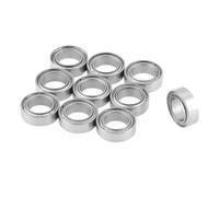 Klanata MR85ZZ Miniature Double Shielded Metal Ball Bearings 10pcs - 5x8x2.5mm Size for Precision Applications - DIY, Hobby, Industrial Use