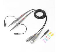 Klanata Oscilloscope Probe Kit, 2pcs Precision BNC Probes 100Mhz, 1X/10X Switchable Test Cable with Scope Clip for Electronics Testing