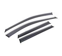 Klanata Smoky Window Deflector Visors, 4 Piece Set - Low Profile Rain & Sun Guard Fits for Subaru Outback 2015 2016 2017 2018 2019