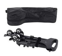 Klanata Tr Dolly with Wheels - VX-600 Foldable Tr Dolly Stand - Heavy Duty 3 Wheels Pulley Base - Universal Camera Photography Rail Track - Professional Aluminium Alloy Tr Dolly