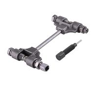 Klanata Universal Motorcycle Timing Cam Chain Breaker and Riveting Tool Kit, Heavy Duty Forging Steel Link Removal and Installation Repair Set for Motorbike Maintenance and Service
