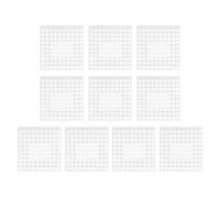 Klanata White PE Foam Adhesive Dots Double Sided Round Mounting Tape 10mm Diameter 1mm Thickness for Commercial and Industrial Applications 10 Sheets Total 1000 Pieces - Water Resistant