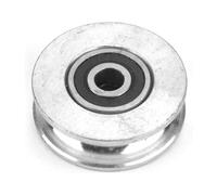Klanata Wire Rope Wheel - Deep U Groove Pulley, Double Bearing Wheel Block - Wire Rope Lifting Guide for Lifting Systems, Construction, Industrial Use (Diameter 56mm)