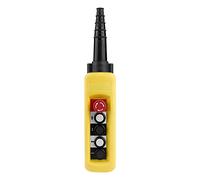 Klanata XAC A4713 Crane Chain Hoist Push Control Switch with 4-Button Lifting Pendant Controller for Hoist Operations
