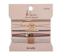 K'lani Hair Tie Bracelets for Women - Elastic Hair Bands That Double as Stylish Jewelry - Breathe - Medium