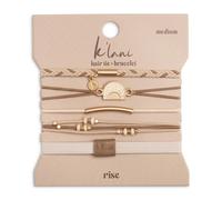 K'lani Rise Bracelets for Women - Elastic Bracelets and Boho Hair Ties - Cute Hair Ties for Women and Hair Tie Accessories - Stylish Bracelets Boho Style for Hair and Wrist - Set of 5 (Small)