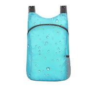 Klappbarer Rucksack - Outdoor Reise Camping Tasche | Wasserdichte Wanderrucksäcke Für Reiseausweis Abenteuer Gepäck Angeln Sport Fitness Familie Park Kreuzfahrt | Angeln Park Alltags Outdoor Ra, Blue